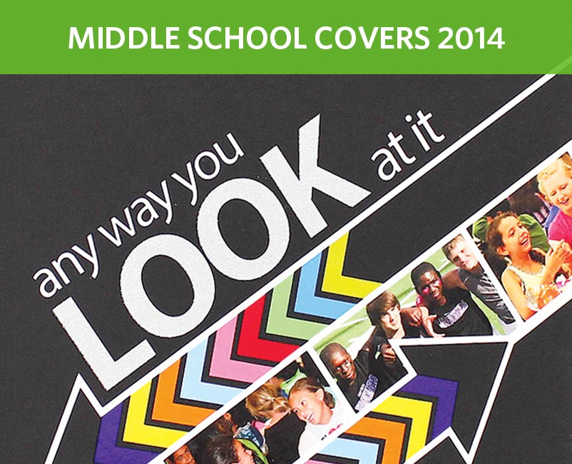 Middle school covers 2014 - Yearbook Discoveries