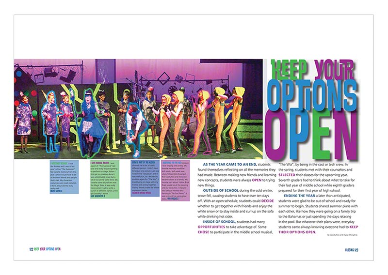 Robinson Middle School 2014 Closing Yearbook Discoveries