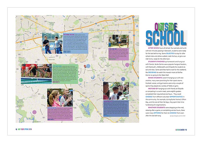 Robinson Middle School 2014 Divider Yearbook Discoveries