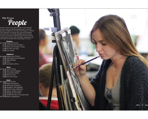 Newport Harbor High School 2016 Divider