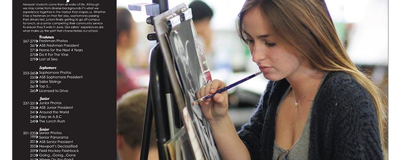 Newport Harbor High School 2016 Divider