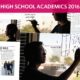 High school academics 2016