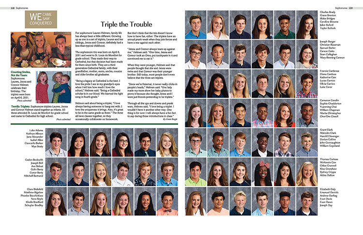 Cathedral High School - 2017 Portraits - Yearbook Discoveries