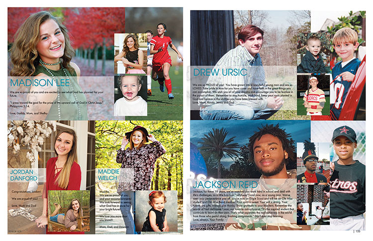 yearbook ad page examples