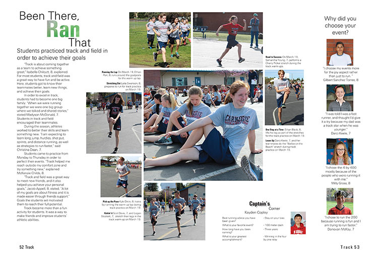 ANDREW CARNEGIE MIDDLE SCHOOL - 2018 SPORTS - Yearbook Discoveries