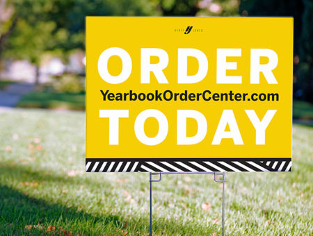 Lawn Sign - Yearbook Order Center #2
