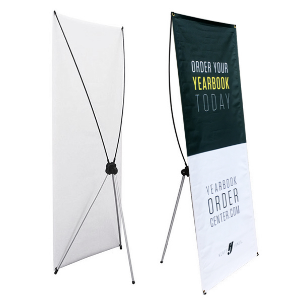 vertical banner stand