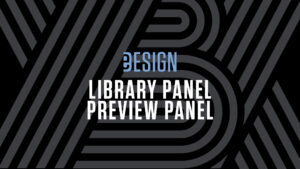 Library Panel and Preview Panel