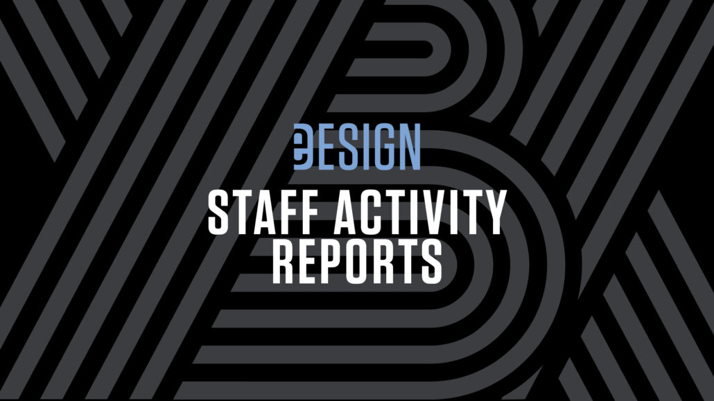 Staff Activity Reports