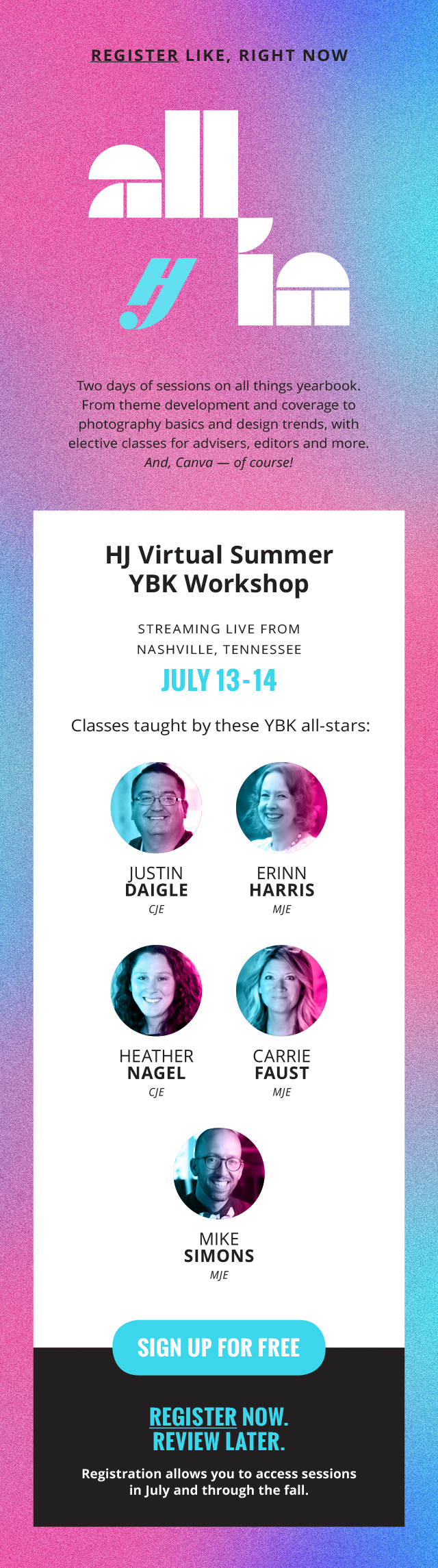 HJ Virtual Summer YBK Workshop