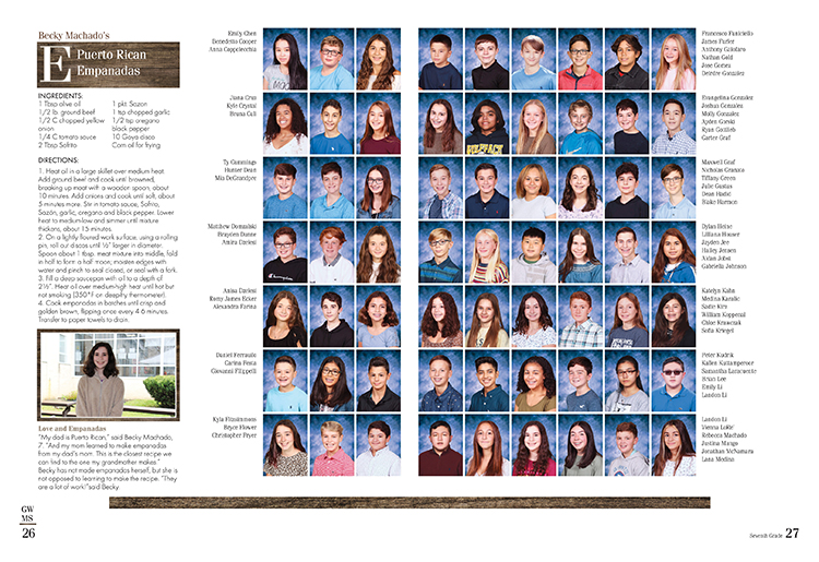 George Washington Middle School - 2021 Portraits - Yearbook Discoveries