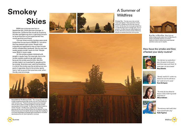 Pine Valley Middle School 2021 Student Life Yearbook Discoveries