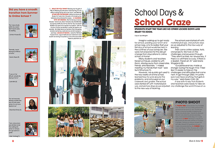 Pleasanton Middle School 2021 Student Life Yearbook Discoveries