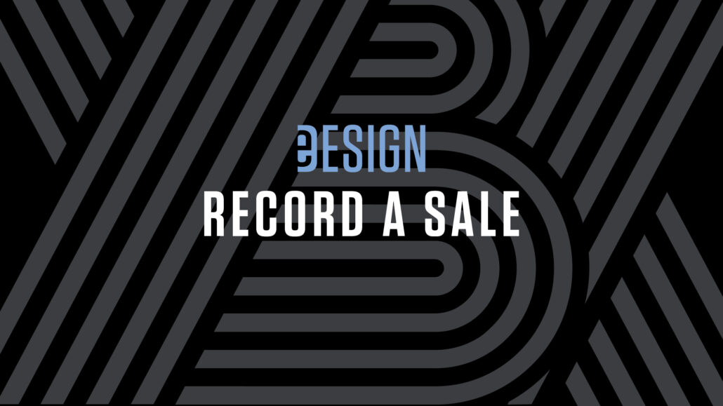 eBusiness - Record A Sale