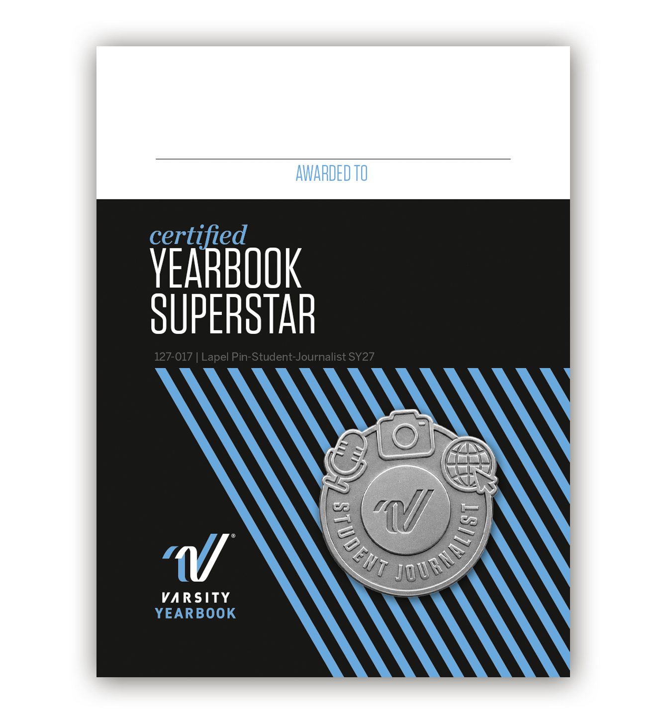 Collectable Pin-Student Journalist SY27